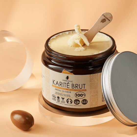 Beurre de karité naturel brut et frais pour bébé Karethic