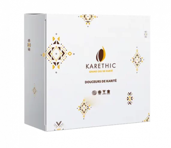 Un coffret cadeau vide pour composer le rituel de soins au karité de votre choix