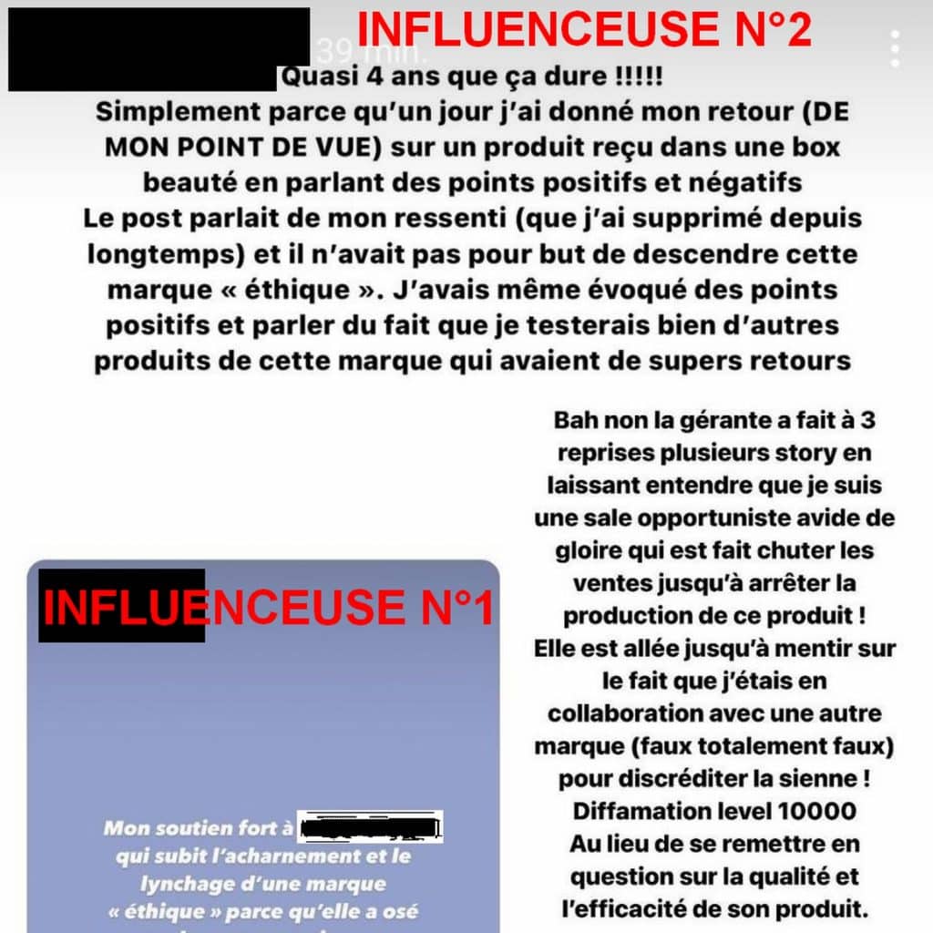 influence toxique